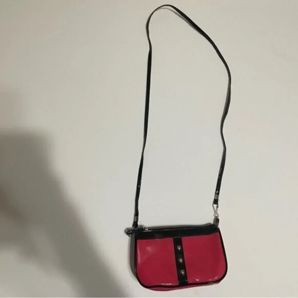 Stylish pink and Black Girls Crossbody Bag
